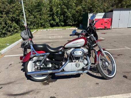 2004 Harley-Davidson Sportster 883, красный, 530000 рублей, вид 1