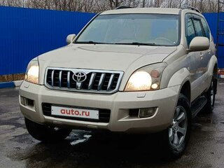 2007 Toyota Land Cruiser Prado 5-speed 120 Series, бежевый, 2400000 рублей, вид 2