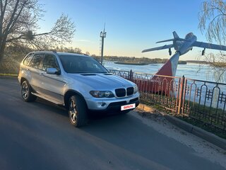 2001 BMW X5 4.4i I (E53), серебристый, 650000 рублей, вид 1