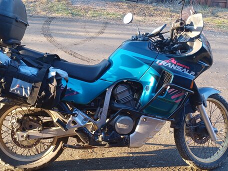 1997 Honda Transalp 400, синий, 300000 рублей, вид 1