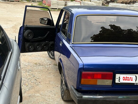 2001 Lada (ВАЗ) 2107, синий, 230000 рублей - вид 9