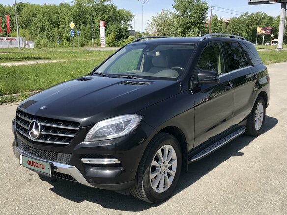 2012 Mercedes-Benz M-Класс 350 III (W166), чёрный