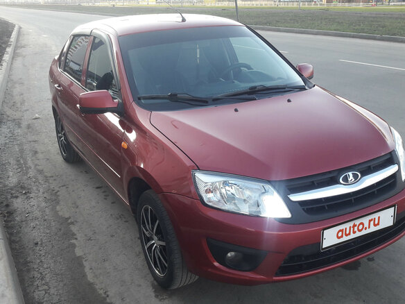 2013 Lada (ВАЗ) Granta I, красный - вид 1