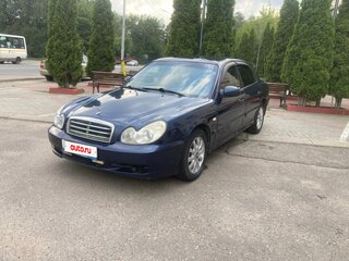2008 Hyundai Sonata ТагАЗ IV (EF) Рестайлинг, синий, 370000 рублей, вид 1