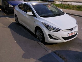 2014 Hyundai Elantra V (MD) Рестайлинг, белый, 1000000 рублей, вид 1