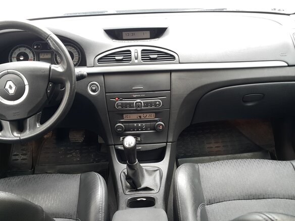 2007 Renault Laguna II Рестайлинг, чёрный - вид 4