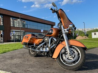 2008 Harley-Davidson Street Glide, оранжевый, 990000 рублей, вид 1