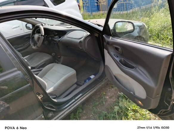 2002 Daewoo Leganza, чёрный, 145000 рублей - вид 12