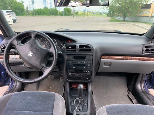 2002 Peugeot 406 I Рестайлинг, синий, 450000 рублей - вид 16