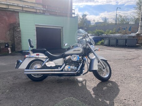 2005 Honda Shadow 750, белый, 550000 рублей, вид 4