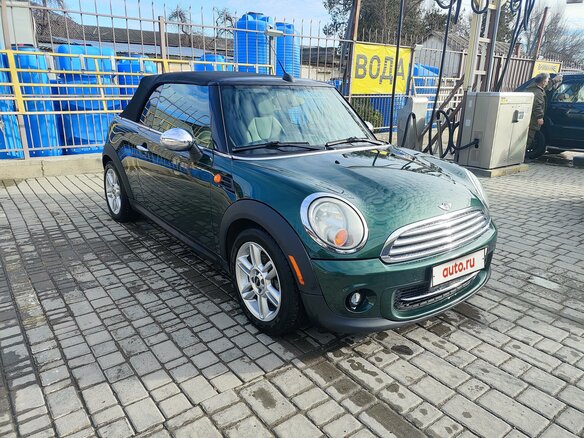 2011 Mini Cabrio Cooper II Рестайлинг, зелёный, 1450000 рублей - вид 12