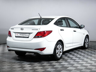 2014 Hyundai Solaris I Рестайлинг, белый, 699000 рублей, вид 5