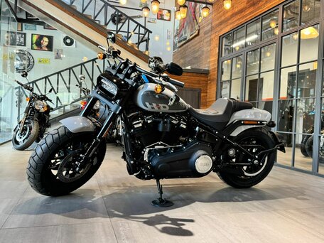2024 Harley-Davidson Fat Bob, серый, 3250000 рублей, вид 4