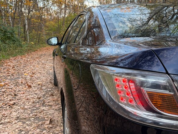 2008 Mazda 6 II (GH), синий, 640000 рублей - вид 10