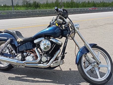 2001 American IronHorse Tejas, синий, 1225000 рублей, вид 2