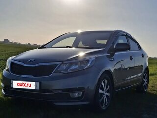 2016 Kia Rio III Рестайлинг, серый, 850000 рублей, вид 1