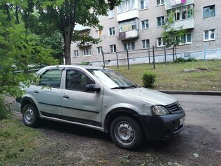 2008 Renault Logan I, серый, 160000 рублей, вид 4