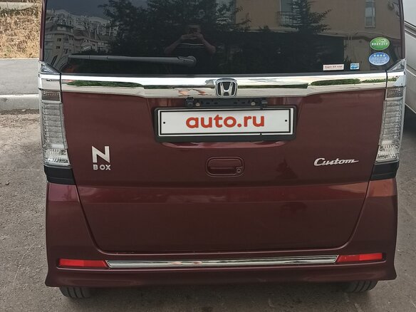 2015 Honda N-BOX I Рестайлинг, пурпурный, 800000 рублей - вид 2