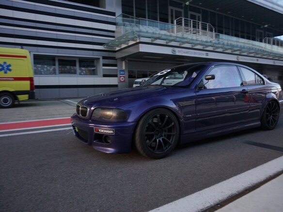2001 BMW M3 III (E46), синий - вид 7