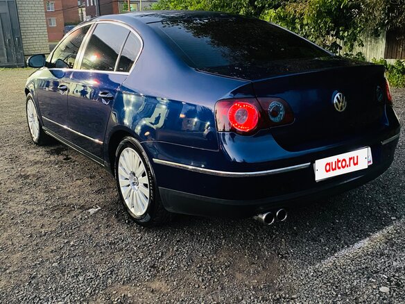 2008 Volkswagen Passat B6, синий, 520000 рублей - вид 11