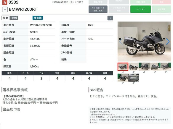 2014 BMW R 1200 RT, серый, 1149000 рублей - вид 10