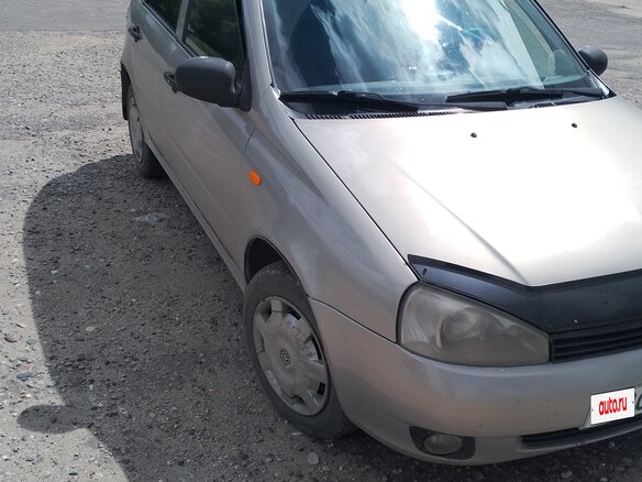 2007 Lada (ВАЗ) Kalina I, бежевый - вид 1