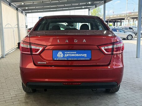 2019 Lada (ВАЗ) Vesta I, красный, 969000 рублей, вид 4