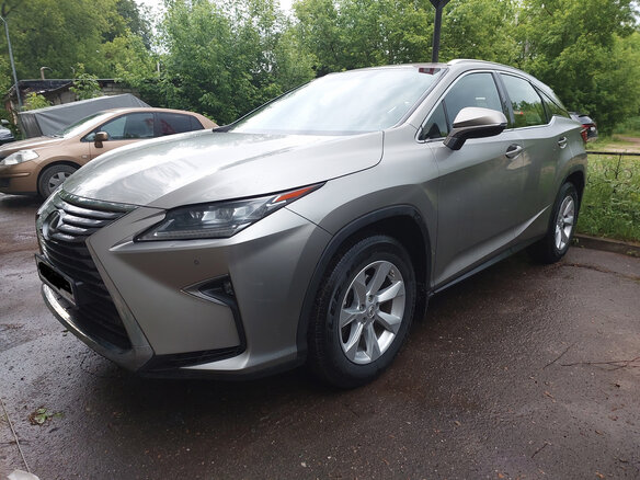2017 Lexus RX 200t IV, серый, 3570000 рублей - вид 12