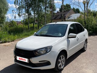 2019 Lada (ВАЗ) Granta I Рестайлинг, белый, 615000 рублей, вид 2