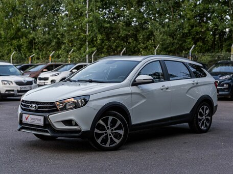 2018 Lada (ВАЗ) Vesta SW I, белый, 906000 рублей, вид 1