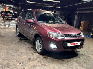 2013 Lada (ВАЗ) Kalina II, красный, 750000 рублей, вид 2