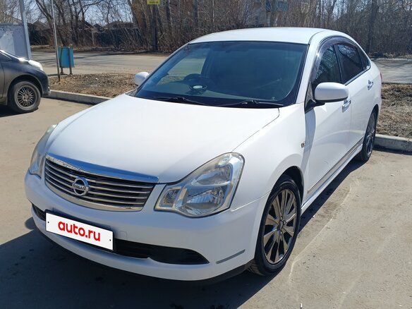 2008 Nissan Bluebird Sylphy II (G11), белый, 570000 рублей