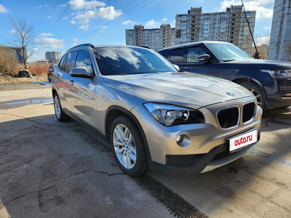 2013 BMW X1 18i I (E84) Рестайлинг, бежевый, 1470000 рублей - вид 4