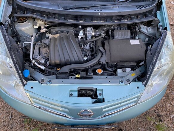 2008 Nissan Note I Рестайлинг, голубой, 530000 рублей - вид 9