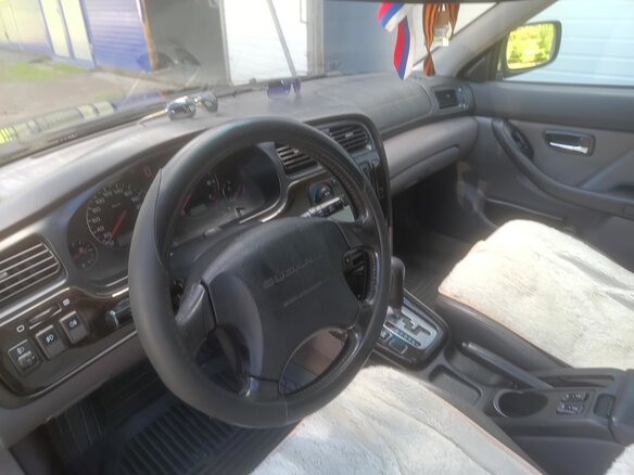 2003 Subaru Outback II, зелёный, 375000 рублей - вид 12