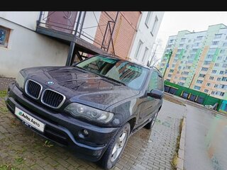 2001 BMW X5 3.0i I (E53), чёрный, 770000 рублей, вид 1