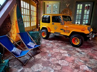 1993 Jeep Wrangler I (YJ), жёлтый, 4500000 рублей, вид 1