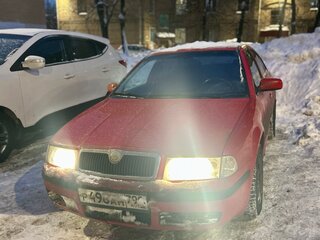 2008 Skoda Octavia I (A4) Рестайлинг, красный, 301000 рублей, вид 2