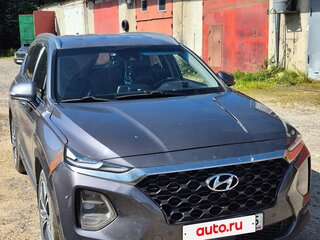 2019 Hyundai Santa Fe IV, серебристый, 2588000 рублей, вид 3
