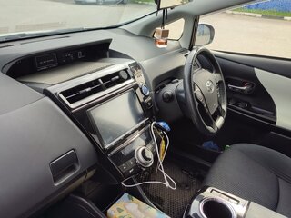 2017 Toyota Prius Alpha I (ZVW40/41) Рестайлинг, белый, 1550000 рублей, вид 3