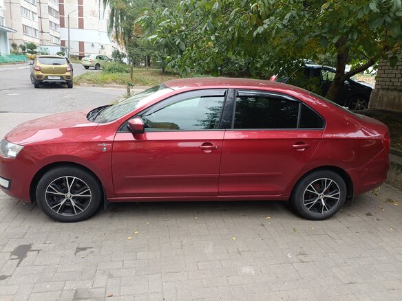 2016 Skoda Rapid I, красный, 760000 рублей - вид 3
