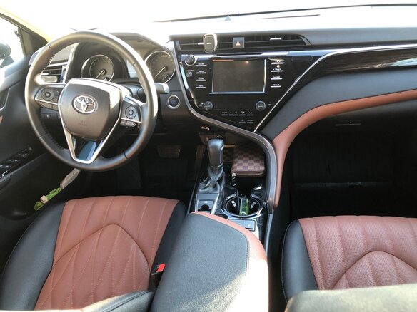 2020 Toyota Camry VIII (XV70), синий, 2955555 рублей - вид 12