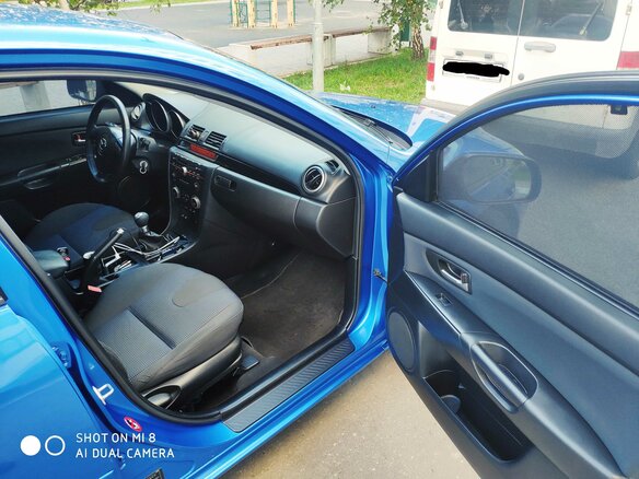 2006 Mazda 3 I (BK), голубой - вид 3