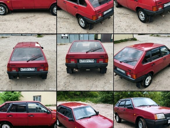 1997 Lada (ВАЗ) 2109, красный, 145000 рублей - вид 3