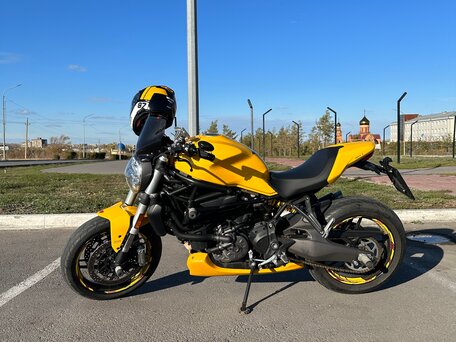 2018 Ducati Monster 821, жёлтый, 1000000 рублей, вид 5
