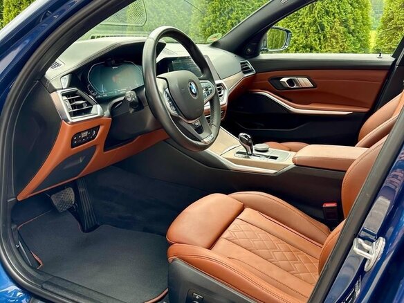 2020 BMW 3 серии 330e VII (G2x), голубой, 3503582 рублей - вид 14