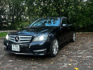 2012 Mercedes-Benz C-Класс 180 BlueEFFICIENCY III (W204) Рестайлинг, чёрный, 1500000 рублей, вид 1