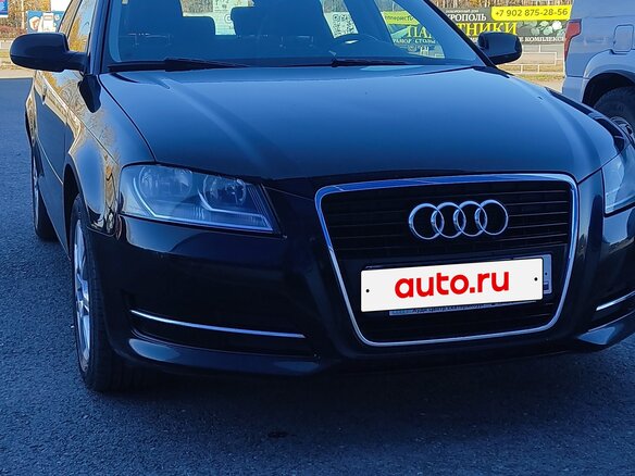 2012 Audi A3 II (8P) Рестайлинг 2, чёрный, 850000 рублей - вид 2