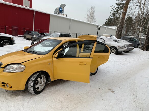 2007 Chevrolet Aveo I Рестайлинг, жёлтый - вид 6
