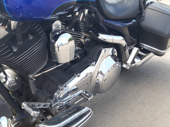 2008 Harley-Davidson Road King, синий, 809000 рублей - вид 16
